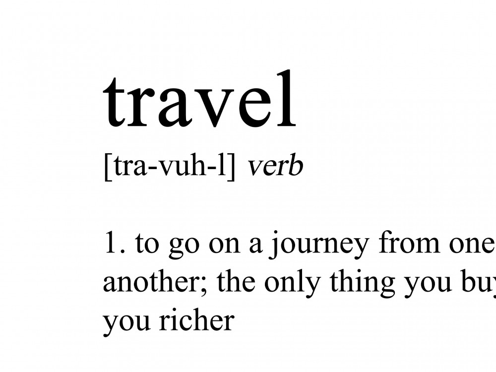 meaning of travel across